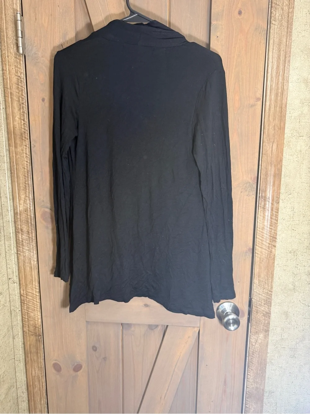 GG Collection Black Lightweight Open Cardigan